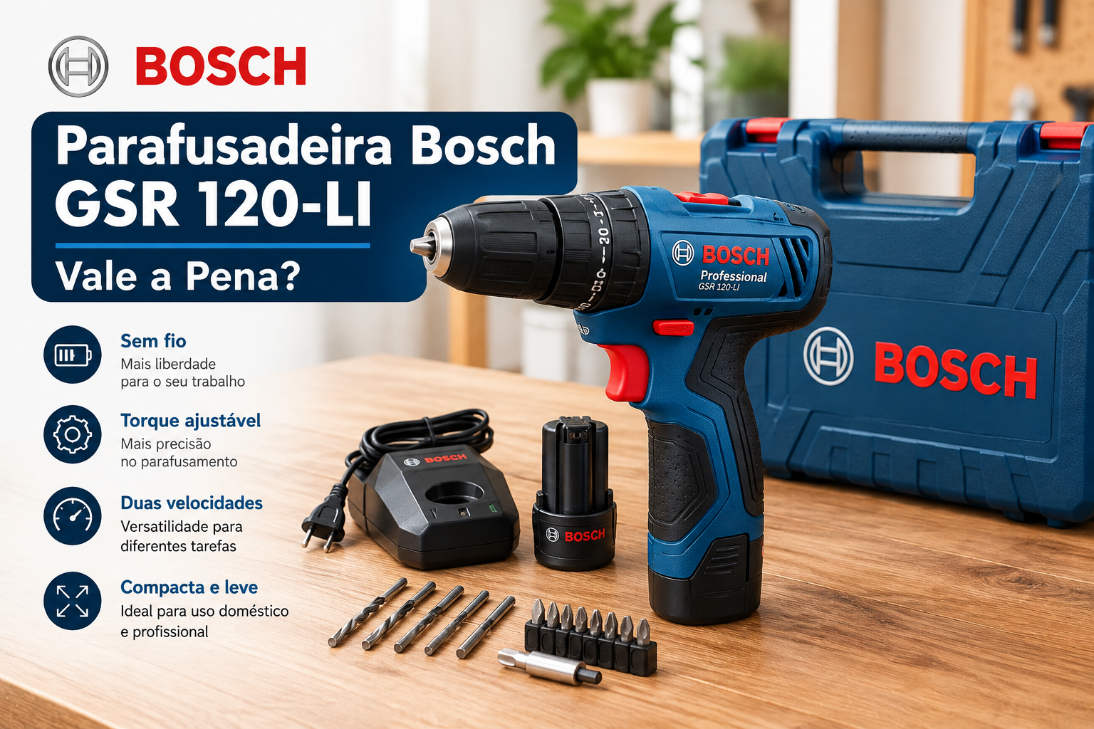 parafusadeira Bosch GSR 120-LI
